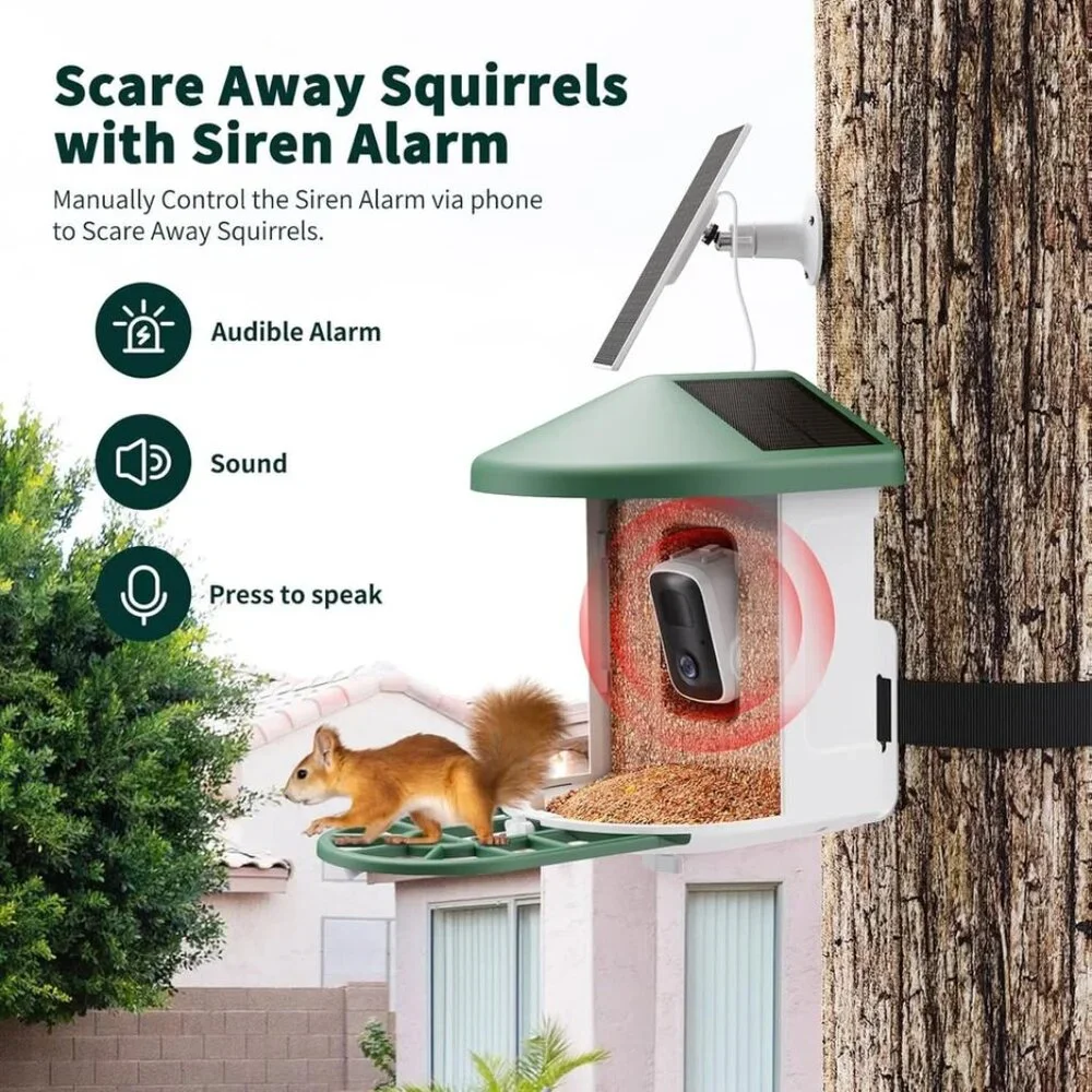 Bird Feeder with AI Identify Bird Species Camera